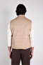 Regular Fit Süet Yelek - 6