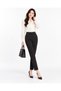 High Waist Skinny Leg Pants with Side Pockets 70593