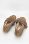 Women's Soft Comfortable Plush Daily Home Shoes with Buckle Detail - 7