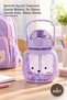1 Piece Water Bottle – Children's Water Bottle with Cute Teddy Bear Design, Water Bottle, Beverage Container, Water Bottle