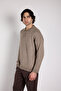 Oversize Polo Collar Buttoned Knit Sweater - 3