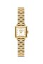 Dk.1.Ag1428.25 Minimal Square Dial 3 Atm Water Resistant Gold Color Women's Wristwatch