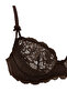 Donlaritta Brown Underwire Non-Padded Lace Guipure Bra - 2