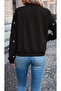 Women's Long Sleeve Front Zipper Pearl Short Modal Jacket - 2