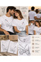 Personalized Couple T-Shirt Set – Custom Name His & Hers 100% - Soft style Comfort - 3