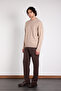 Oversize Crew Neck Basic Knit Sweater - 2