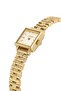 Dk.1.Ag1428.25 Minimal Square Dial 3 Atm Water Resistant Gold Color Women's Wristwatch - 3