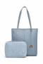 Jkln Genuine Leather Women's Shoulder Bag Large Volume Casual Blue Handbag Zd332