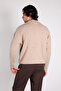 Oversize Crew Neck Basic Knit Sweater - 7
