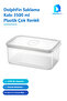 Storage Container 3500 ml Plastic Multi Color