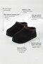 Winter Women's Slippers with Fur Lining and Thick Platform Sole / Comfortable Plush Home and Outdoor Wear Slippers - 7