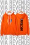 Nascar Printed Wide Fit Hoodie - 3 Thread Fleece Hood Lining with Rope Detail