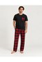 Plaid Patterned Track Suit Set