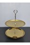 Luxury 2-Tier Stainless Steel Cookie Stand with Stand, Decorative Presentation Tray, Multi-Tier Serving Tray, Cookie Holder, Candy Holder, Chocolate Holder, Tray - 5