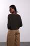 Brown Sausage Collar Knitwear 261112 - 6