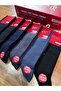 Seamless Modal Plain Comfortable Men's Winter Socks 6-Pack - 2