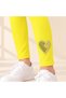 Girl's Stoned Heart Detailed Colorful Tights 4-Piece Set - 8