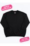 Large Size Crew Neck Long Sleeve Ribbed Men's Sweatshirt - 2