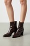 Brown Crocodile Stylish Women's Boots - 5