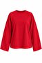 Red Basic Oversize Tshirt - 2128 - 2
