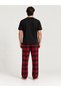 Plaid Patterned Track Suit Set - 3