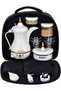 Electric Arabic Coffee Maker Set With Travel Bag, 400ml Capacity, 850W Power, Storage Containers And Cups, White GA-C94841