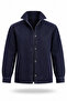 Navy Blue Striped Shirt Jacket 8417