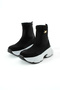 Women's Flexible Diving Fabric Sock Boots, High-Top Sports Boots, and Casual Shoes