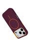 iPhone 18 Pro Luno Leather Magneticsave Cover - Burgundy - 3
