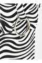 Zebra Patterned Women's Shoulder Bag - 3