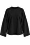 Black Basic Oversize Tshirt - 2128 - 2