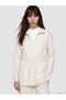 Rmz Gi̇yi̇m Farkiyla Dik Roba Collar Loose Fit Women's Sweatshirt Tunic