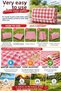 Red Checkered 200X150 cm Waterproof Sand-Repellent Foldable Picnic and Beach Blanket - 3