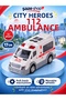 Unbreakables of the City 112 Ambulance Friction Toy Vehicle 17 cm Ages 3+