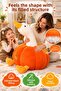 75 cm Pumpkin Duck Plush Toy Orange Large Size Soft Cuddly Sweet Cute Playmate - 5