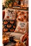 Spooky Vibes Set of 4 Cushion Covers – 43X43 cm Double-Sided, with Hidden Zipper