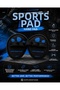 Pad El Pedi Weight Body Fitness Gloves Black Blue Pad Palm Gloves Fitness Gloves