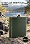 5 Stainless Steel Flasks – 6 oz Single Flask and Metal Bottle