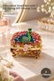 3 Peacock Boxes – Decorative Small Box with 7 cm Figures Gift Box Storage Case