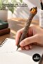 3 Pieces Ballpoint Pens – Writing Tool with Polyester Body, 16 Cm, Office and School Use, Pen Ballpoint