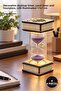 4 Pieces Wooden Led Hourglass – Decorative Desktop Timer, Sand Timer and Hourglass, Led Illuminated 17X7 cm