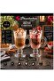 Latte Cup with Stand Irish Coffee Mug 2 Pieces 230 Cc Volume 14 cm Height 7.5 cm Mouth 7 cm Base