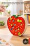 2 Pieces Wooden Magnetic Worm Catching Game – Wooden Magnetic Game, Children's Activity, Educational Intelligence Game, Magnetic Worm Game
