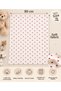 100% Cotton Heart Patterned Ribbed 80X90 cm Single Layer Baby Blanket Baby Cover - 2