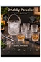 Crystalize Luxury Isqui Team 8-Piece Set Ice Bucket Ice Tongs and High-Quality Cup Set Bucket 1000 Cc Cups 270 Cc - 2