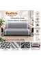 Cotton Non-Slip Zigzag Sofa Cover (3+3) - Anthracite