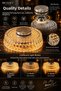Illuminated Rotating Cup 360 °   Led Decorative Crystal-Looking Cup Premium Weight - 3