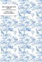 Muslin Apron and Shoulder Cloth - Blue Toile De Jouy - 6