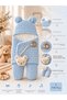 100% Cotton Extra Soft Winter Baby Blanket Swaddle Toy Sleeping Bag with Teddy Bear Ears