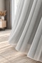 Dnr 24 Striped Tulle Curtain - Heavy Weight, 1/3 Layer with Dense Pleats - No Ironing Preferred Product - 2